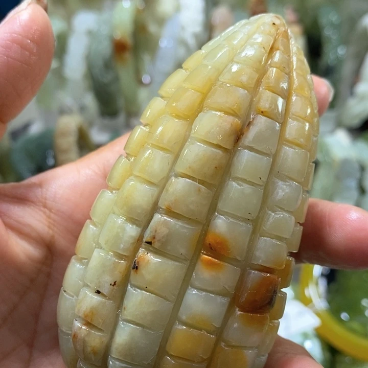 未镶嵌岫玉手镯苞米