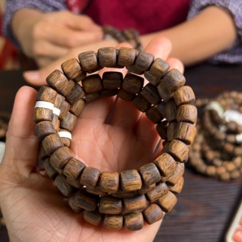 手串沉香乌身一代苗沉浮9克卡0.9多样性发1条