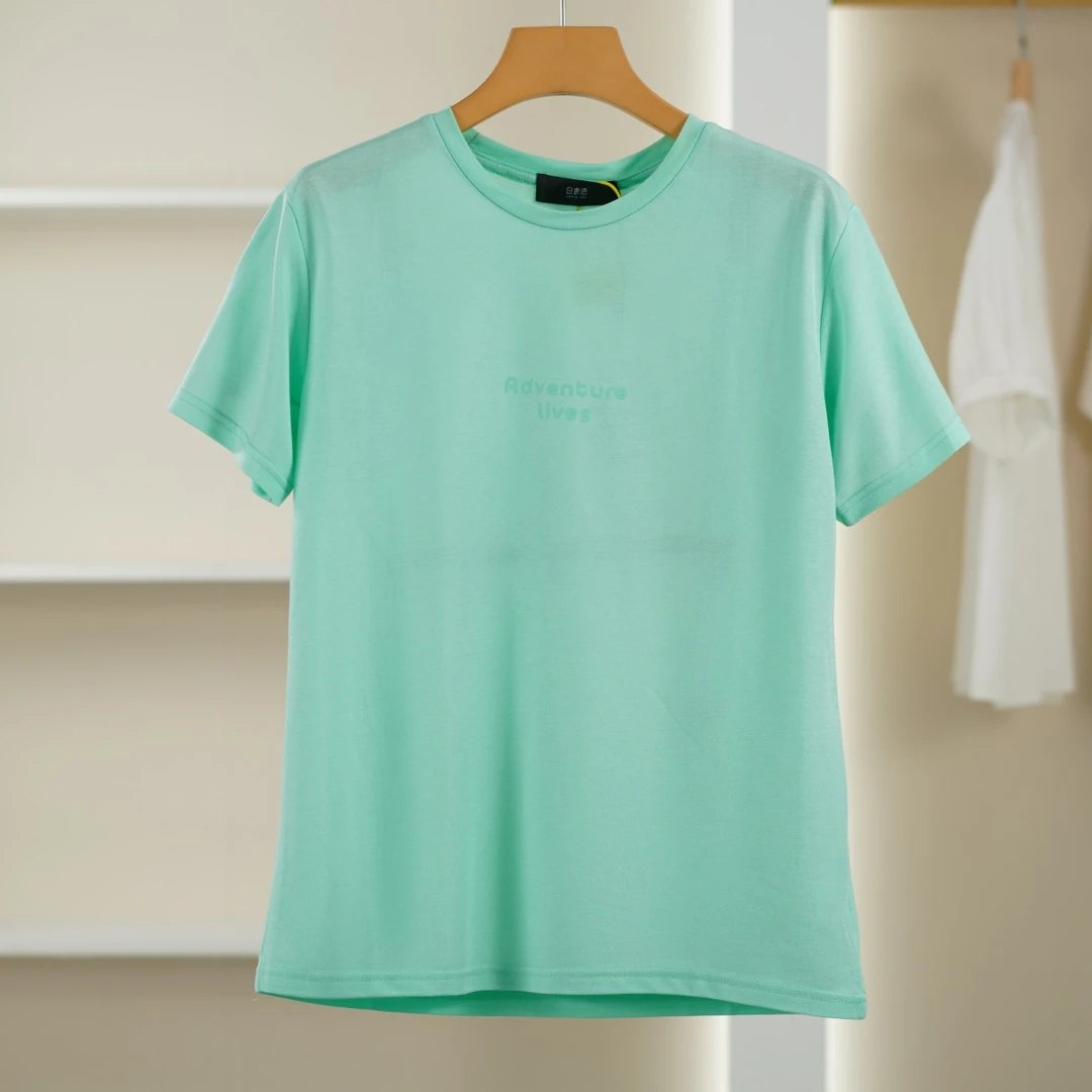 麦迪尚品【白LY】50407235简约休闲T恤女装夏款专柜撤柜 A4组