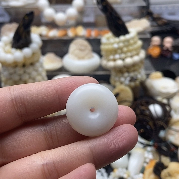 非金属贝壳贝雅轩工艺品玉化平安扣