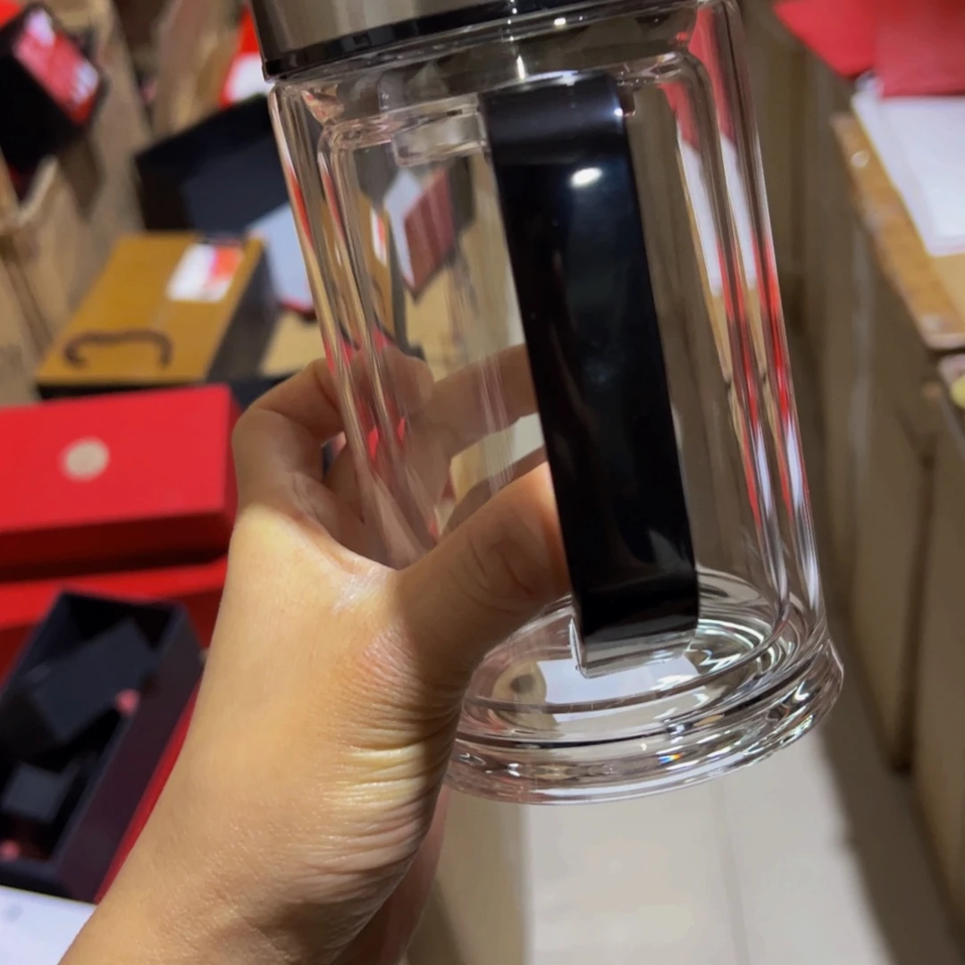 希7006双层玻璃杯420ml玻璃杯