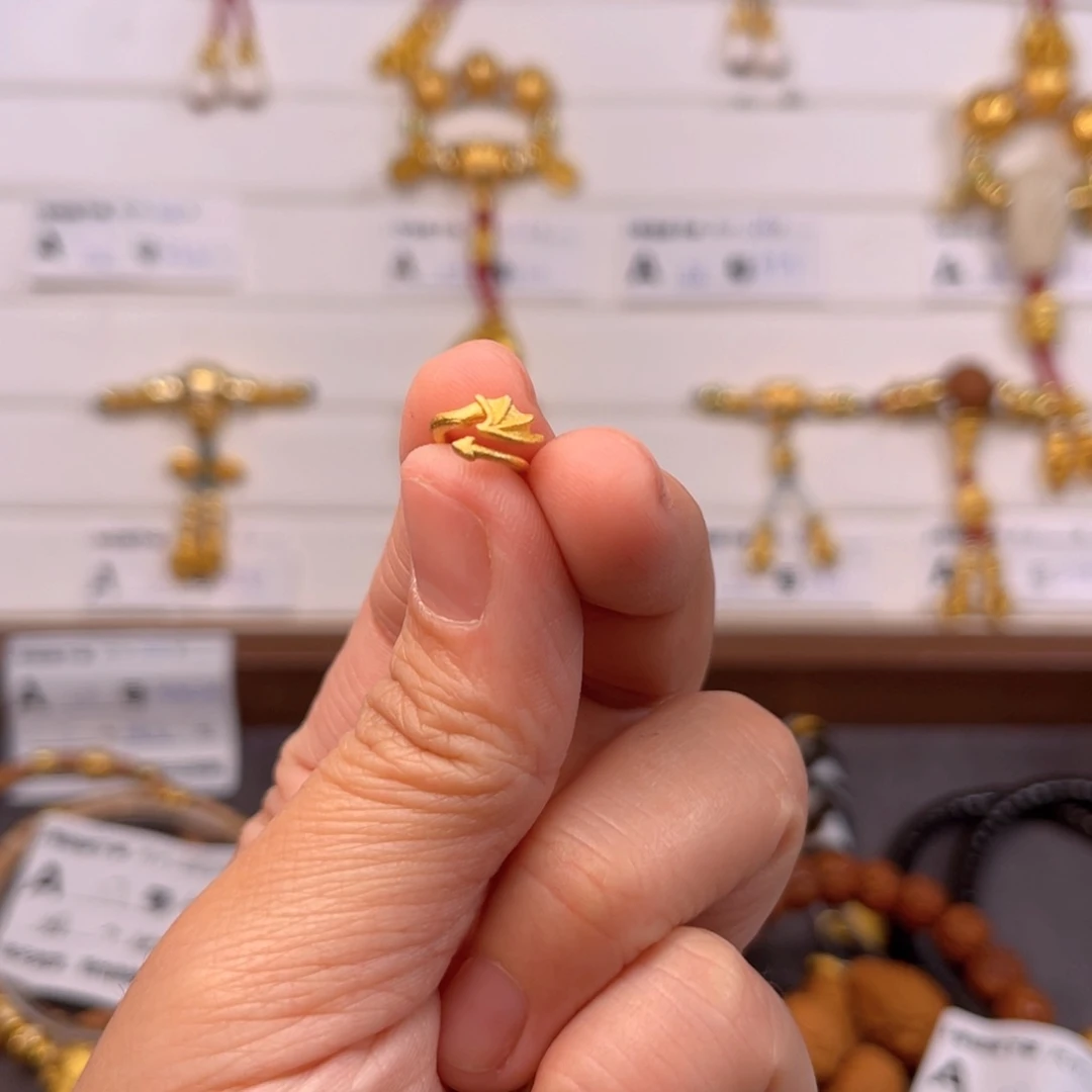 琉璃颈饰一对两颗卡环
