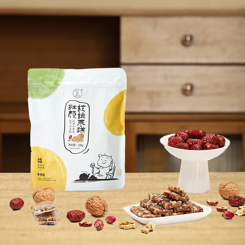 小羊心选 红颜核桃枣糕Q弹软糯健康零食