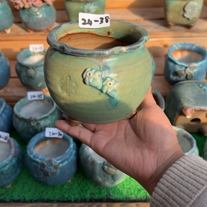 24-38花盆小鹿园艺