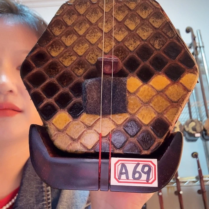 布***衣爆满金星的大叶紫檀二胡