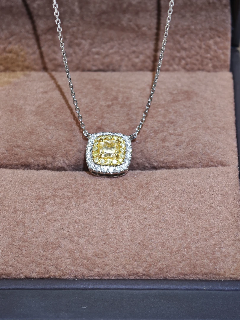 【N·5高定珠宝】 黄钻冰糖项链38好物节