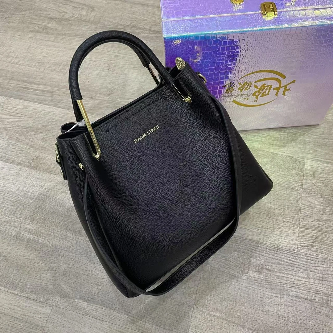 6789#黑色【尺寸：长28宽12高23】潮流气质百搭时尚女士单肩包