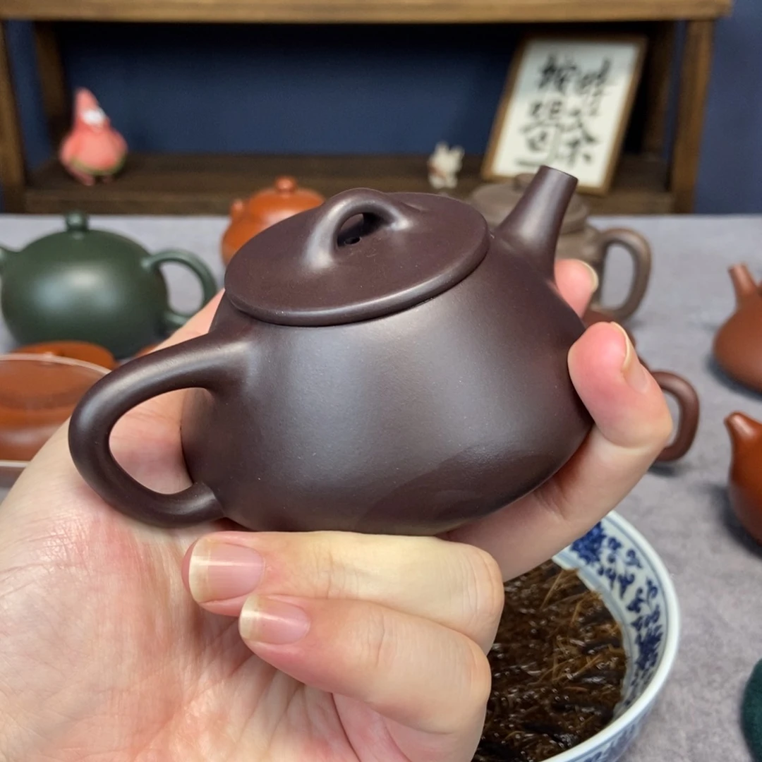 茶壶紫砂石瓢紫砂壶