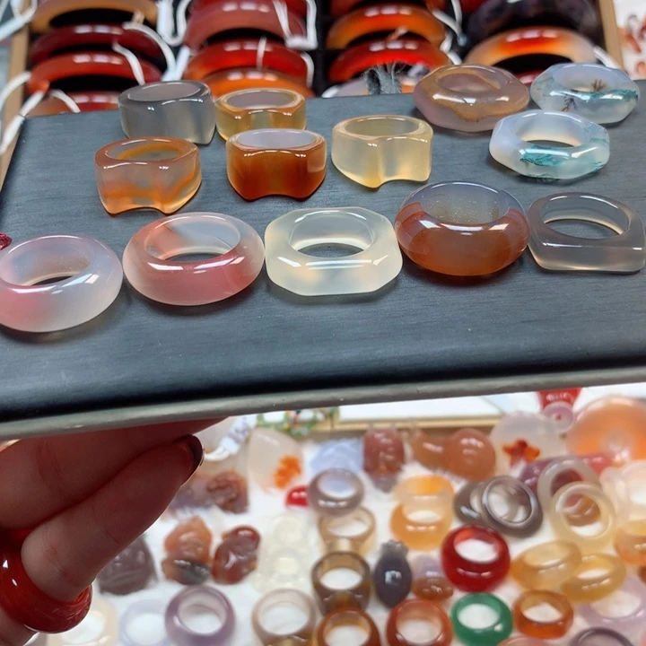 玛瑙/玉髓手链未镶嵌旯*