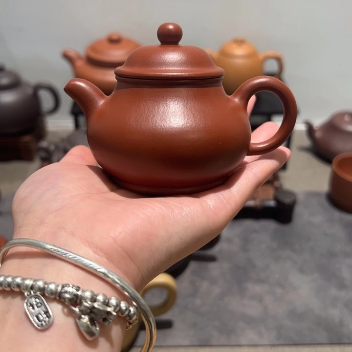 紫砂茶壶爱***麦宜兴黄龙山紫砂壶