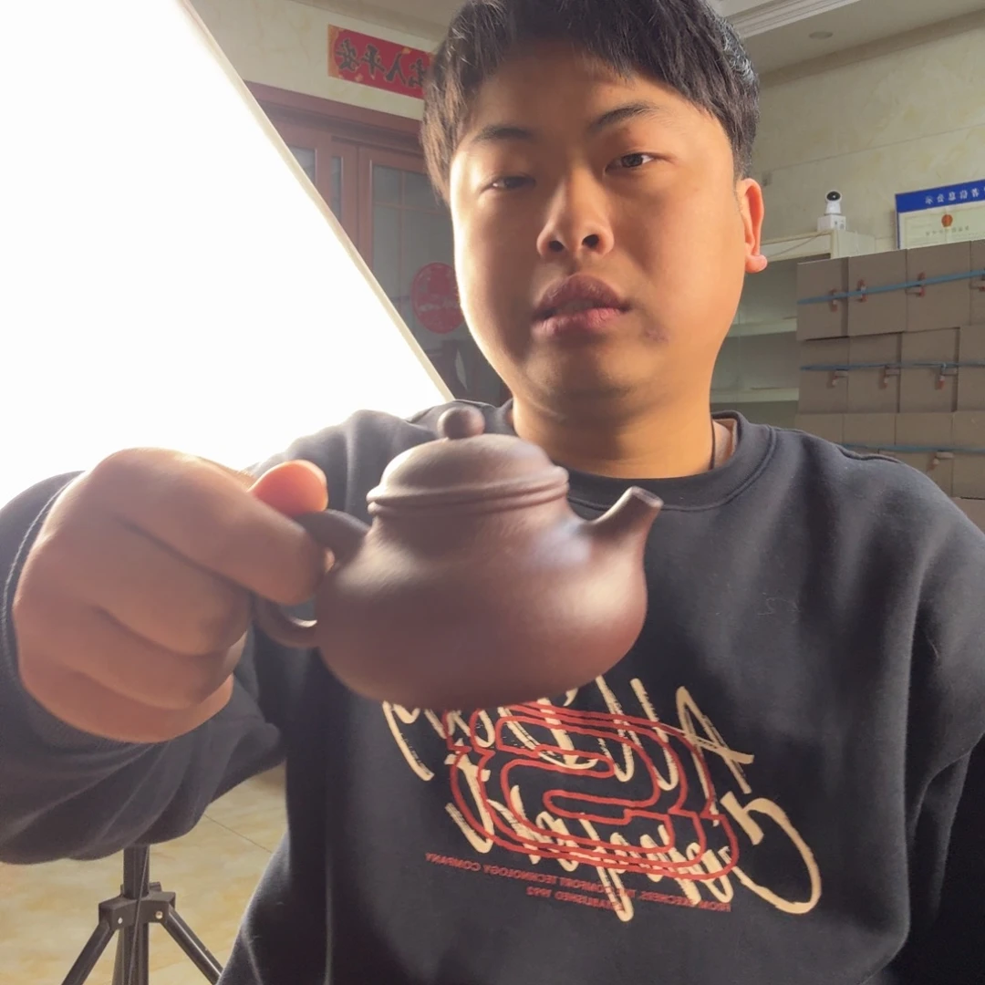 紫砂茶壶帅****孩瑕疵 融天
