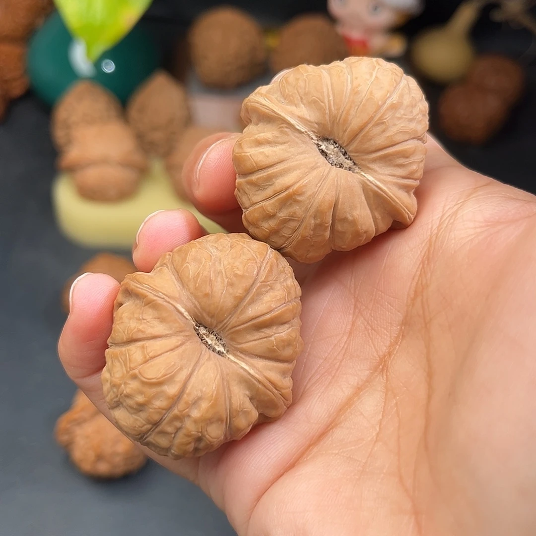 F****文玩核桃把件南瓜墩