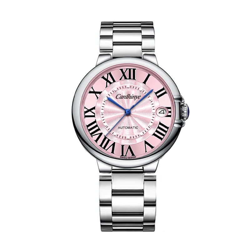 【云仓直发】女士经典粉面商务气质夜光手表镂空女款潮腕表CC016