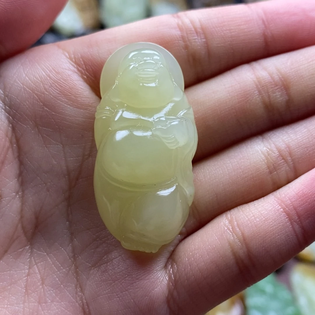 吊坠(不含链)未镶嵌和田玉（糖玉）