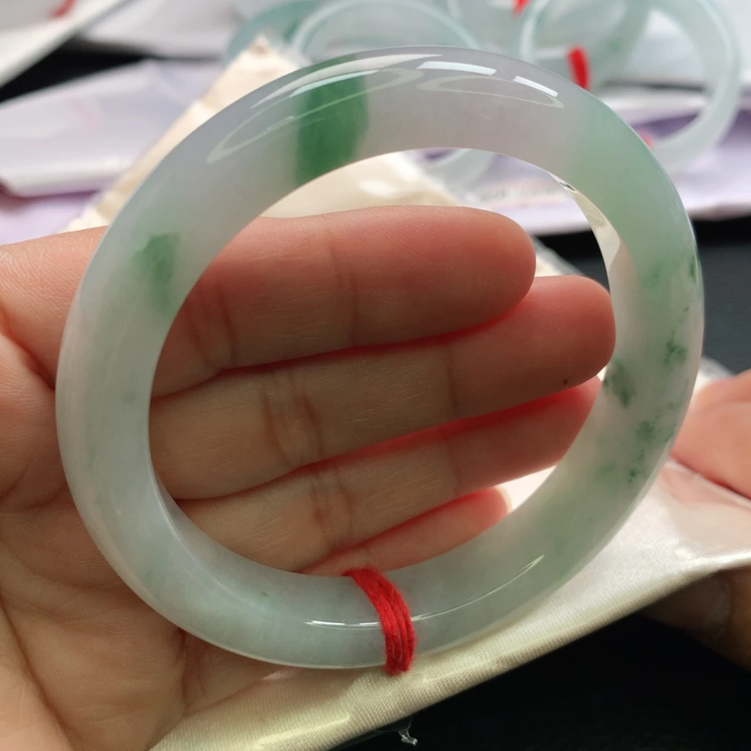 翡翠手镯未镶嵌缅甸58.59