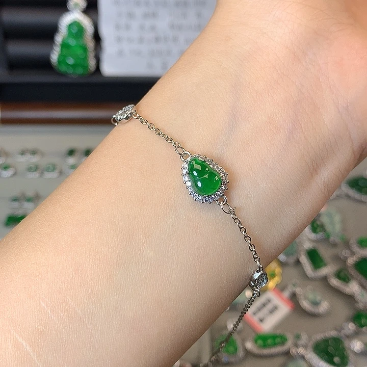 翡翠未镶嵌手链手链