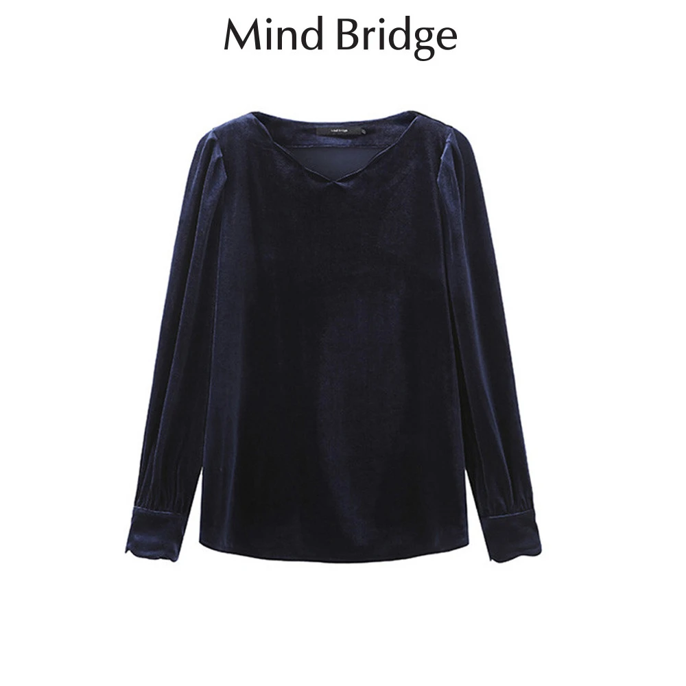 Mind Bridge/心桥简约百搭休闲衬衫 MB478-MUBL725DNA