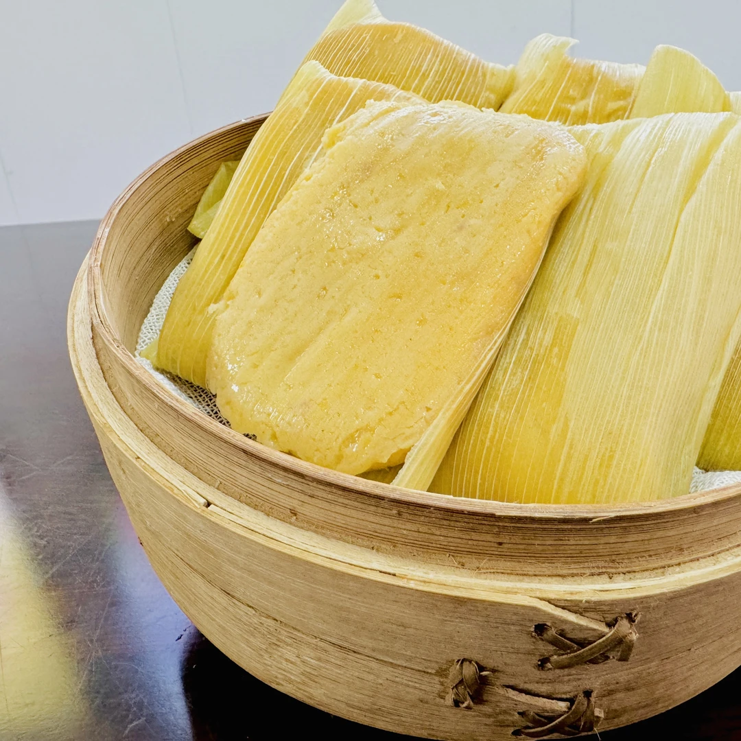 贵州特产新鲜玉米包谷粑香甜软糯儿时舌尖记忆