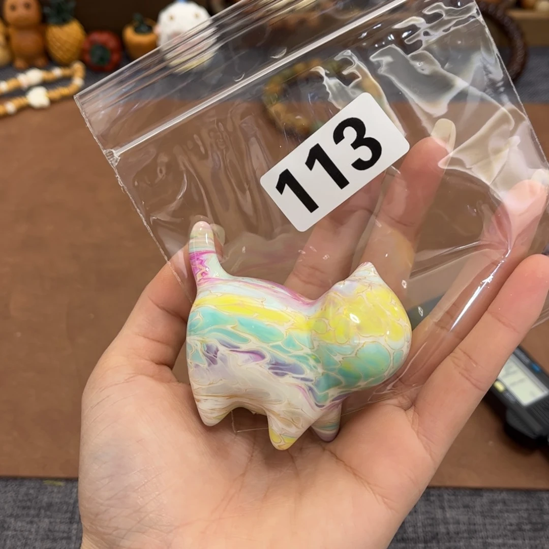 白玉菩提手串113孤品