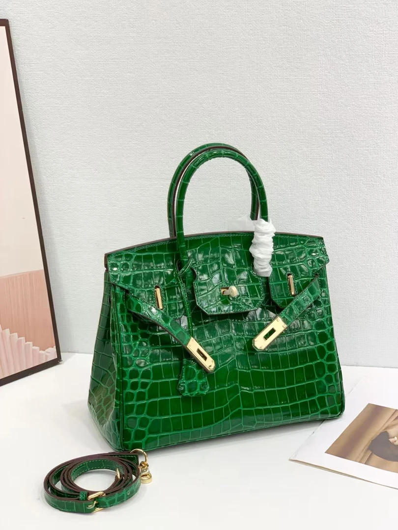 单肩拉链式拉链暗袋纹手提包石头纹百搭千金风