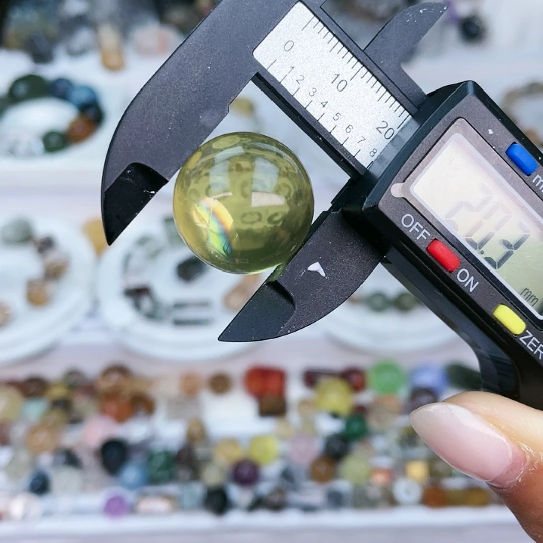 水晶单珠打孔不退不换未镶嵌