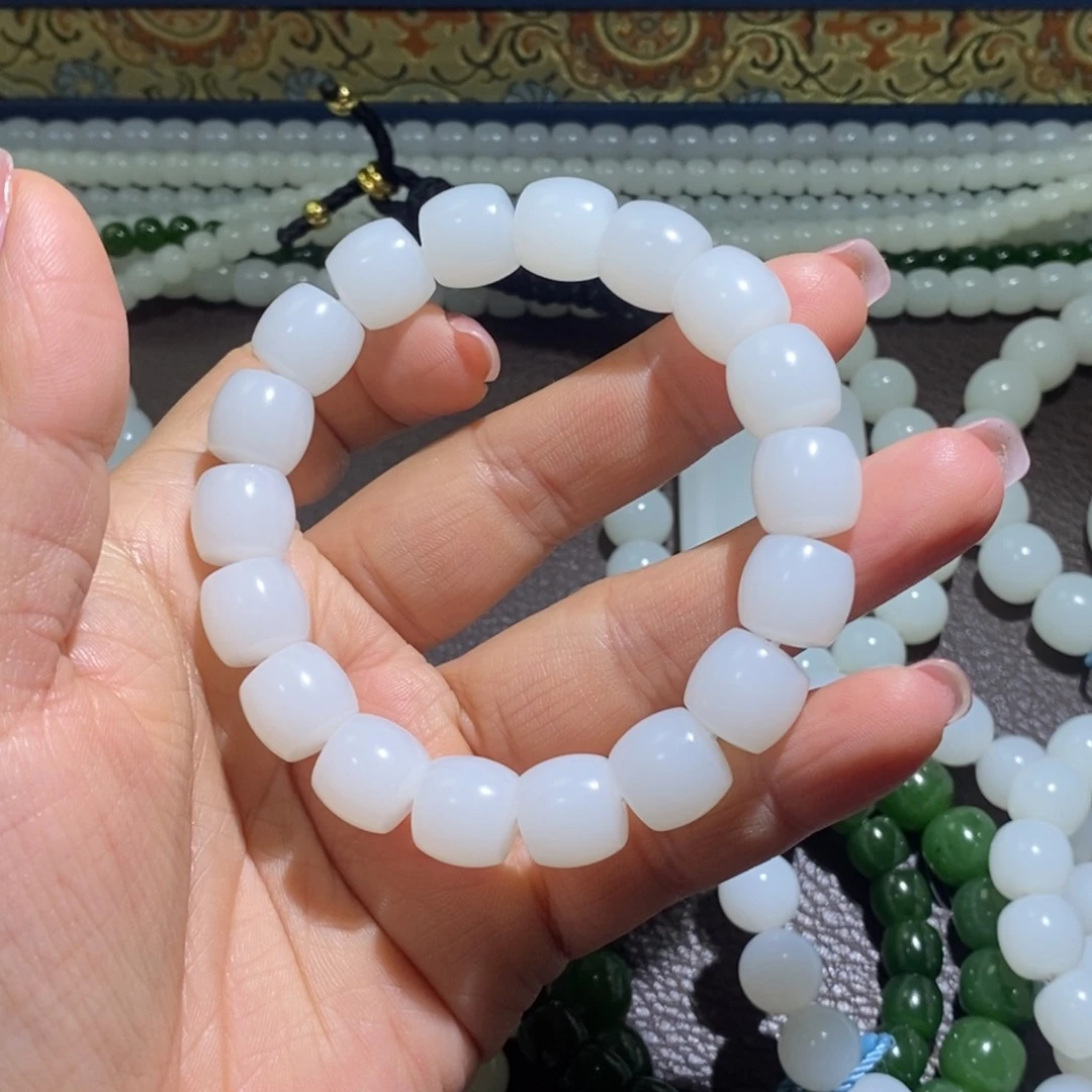 和田玉手链未镶嵌薛*