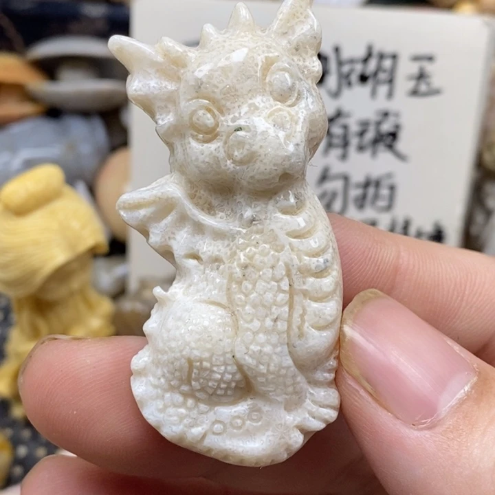 硅化珊瑚（珊瑚玉）未镶嵌颈饰