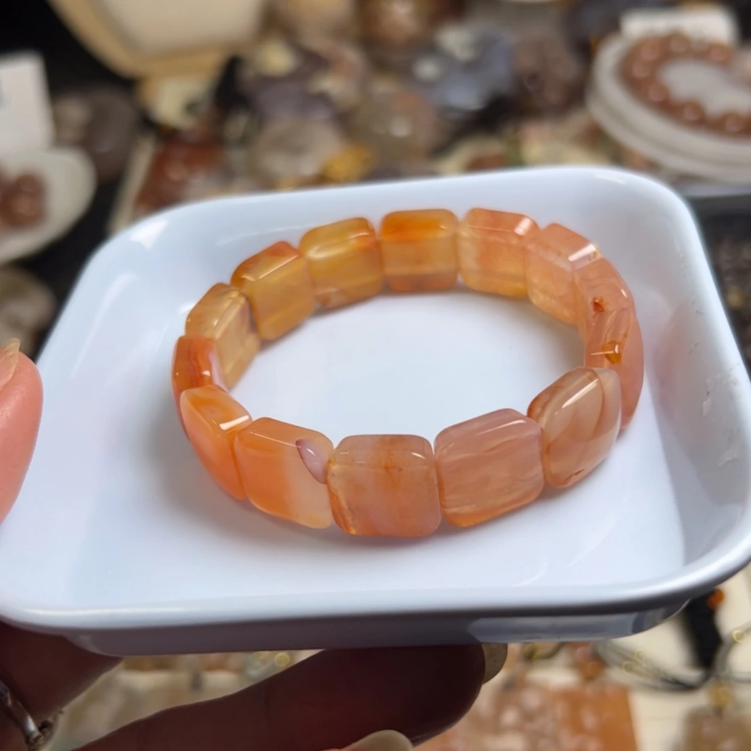 未镶嵌玛瑙/玉髓珠宝半成品