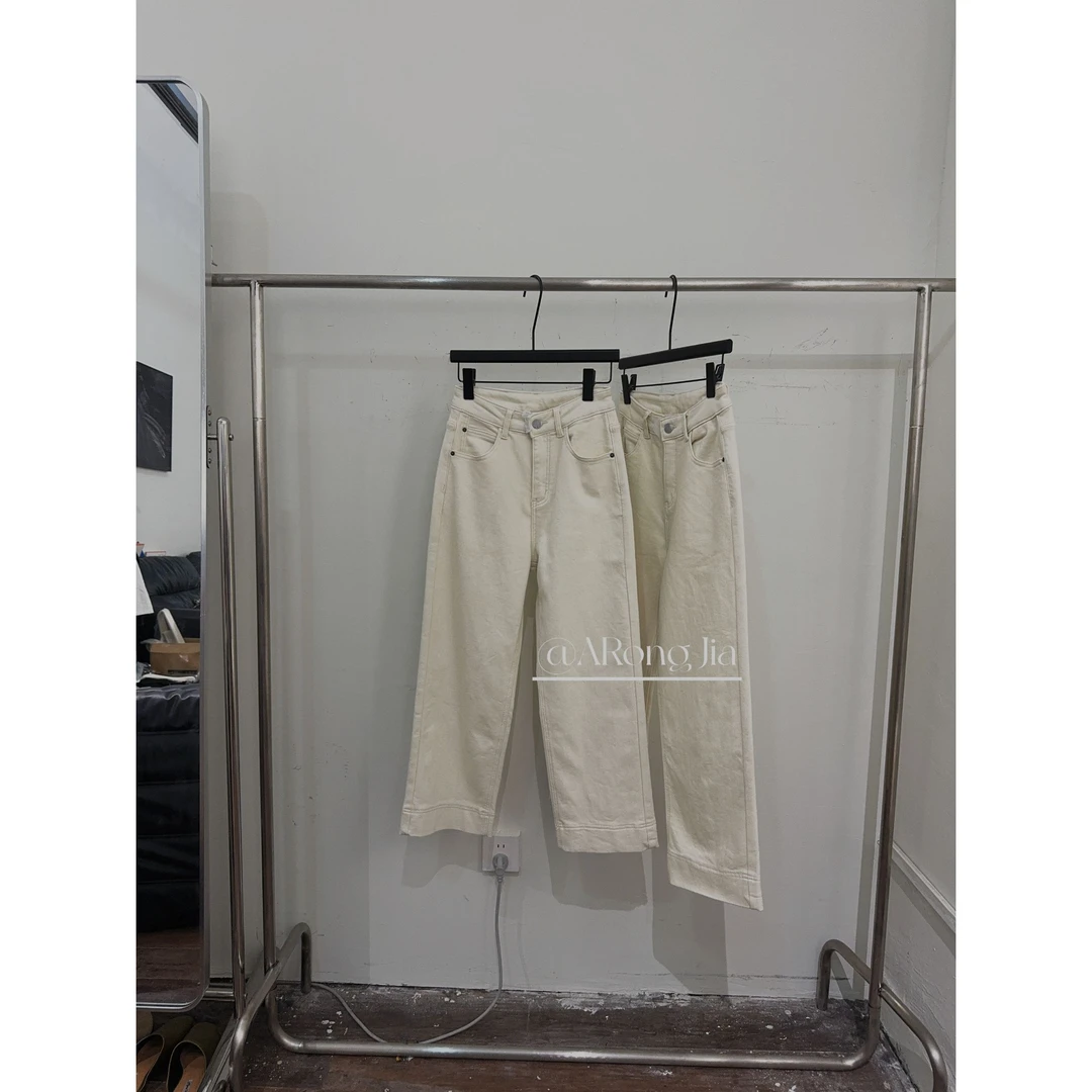 【ARONG阿荣家】牛仔裤-03766-白-SML-XL