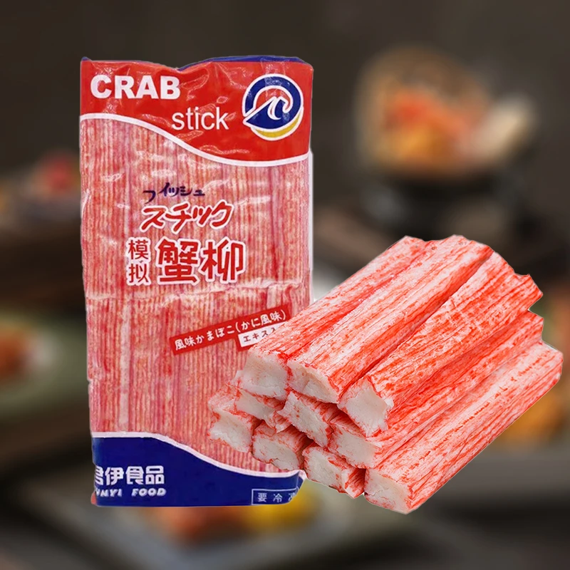 模拟蟹柳5袋2500g模拟蟹柳寿司火锅料理食材到手五斤