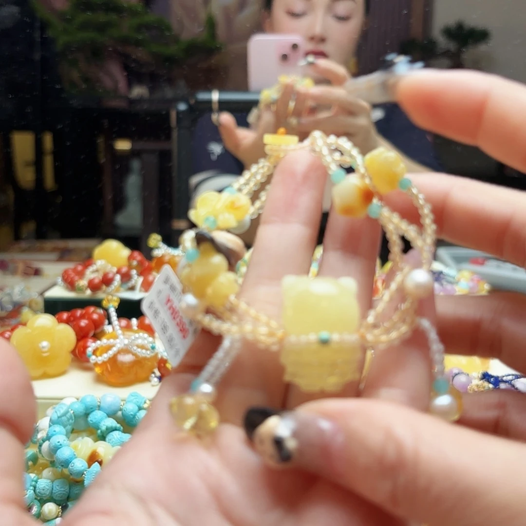 琥珀手链未镶嵌琥珀