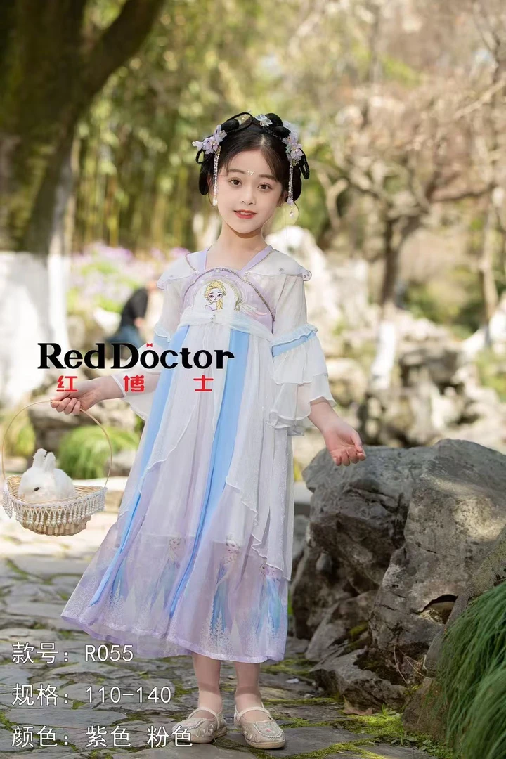 【淼淼妈】儿童夏季汉服连衣裙055