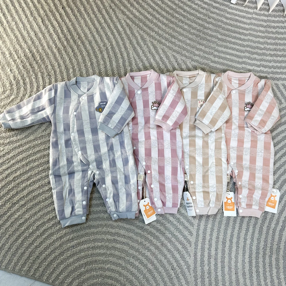 B55小鹿呦呦婴儿连体棉服秋冬保暖