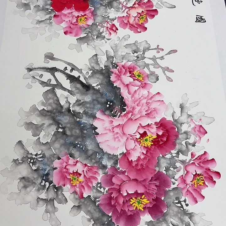 国画手绘国画作品