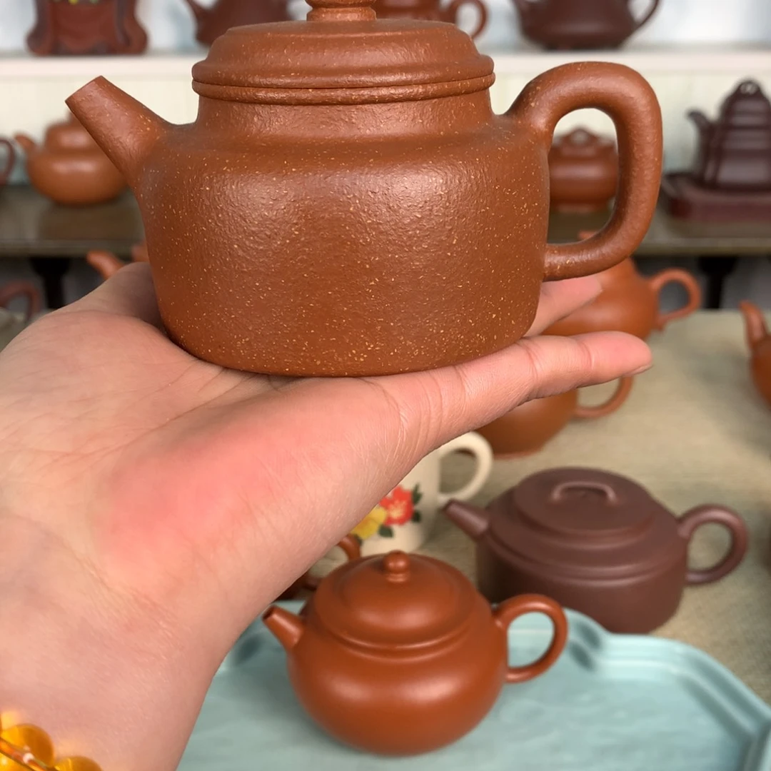 紫砂茶壶艺****）红降坡德钟