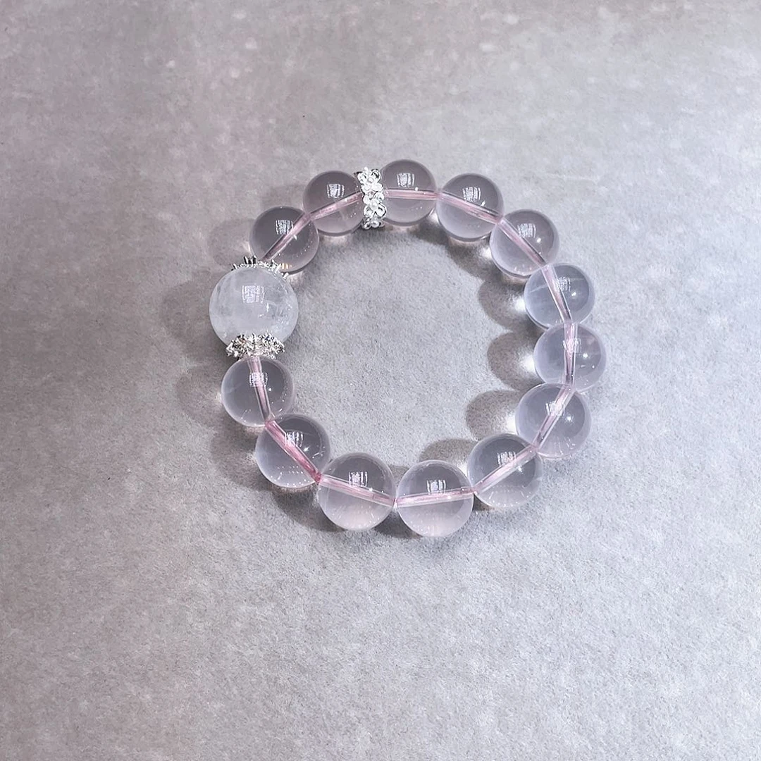 水晶手链未镶嵌粉水晶