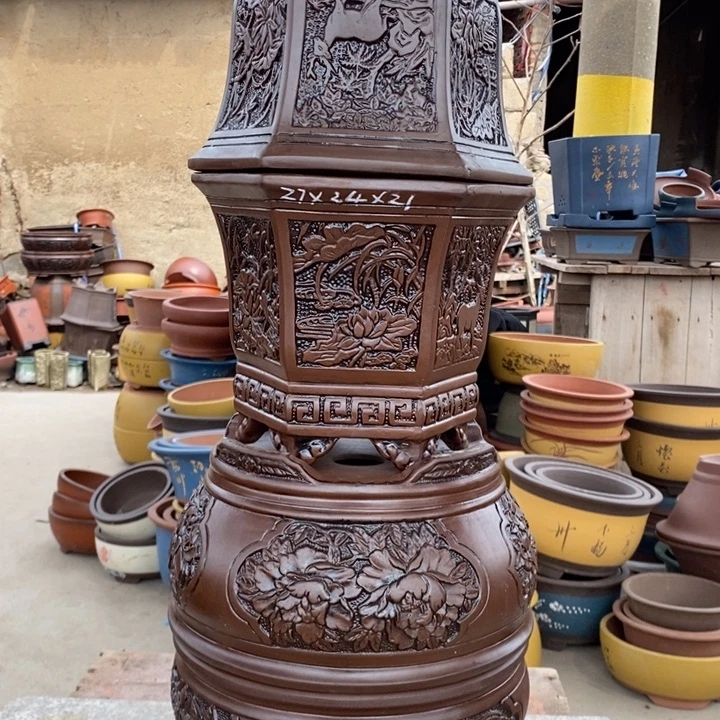 紫砂花盆紫砂壶的时候就