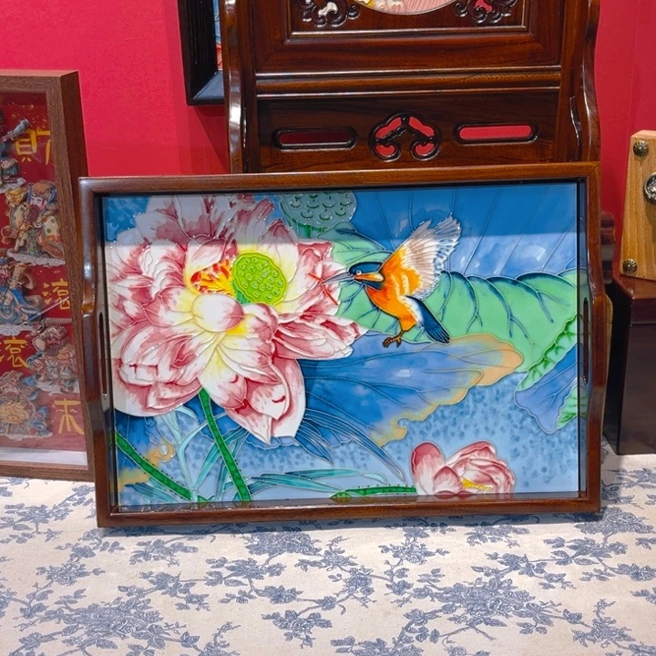 瓷片瓷板画艺术作品