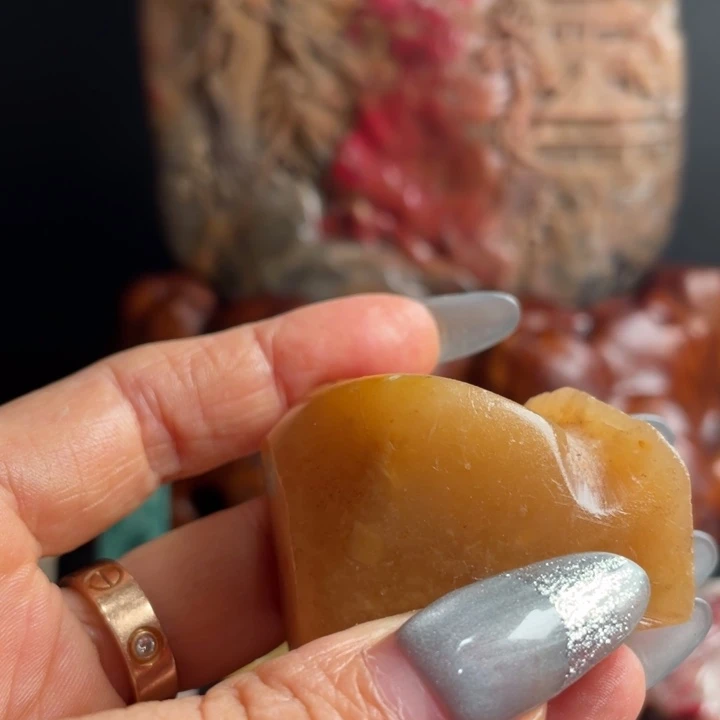 田黄石柏*昌化田黄原石