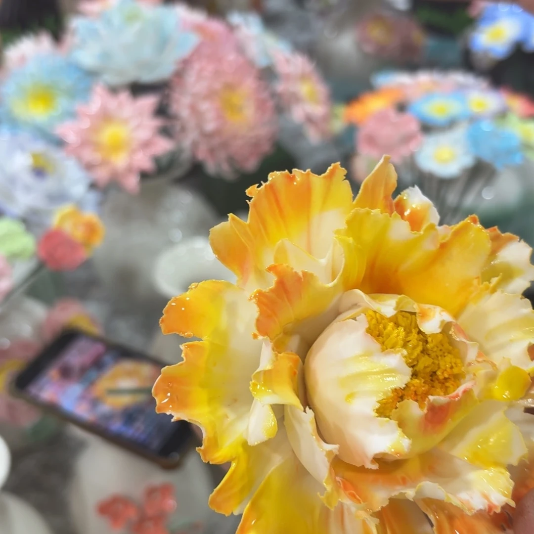 瑕疵904 陶瓷花拍满20元发货，随意退款的拉黑