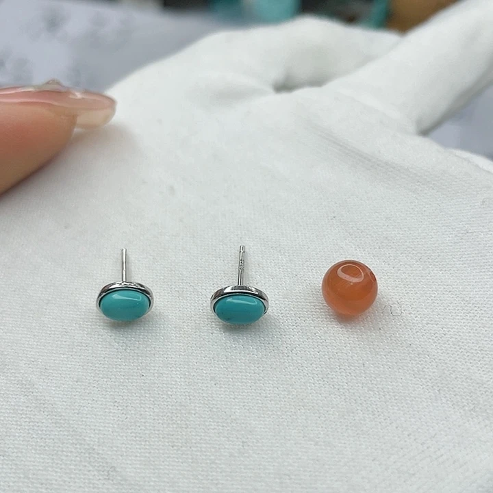 南红玛瑙珠宝奇石银S925镶嵌