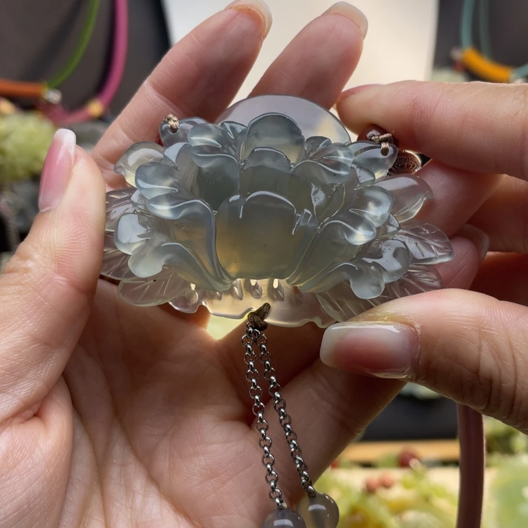 蛇纹石玉未镶嵌颈饰ı****?