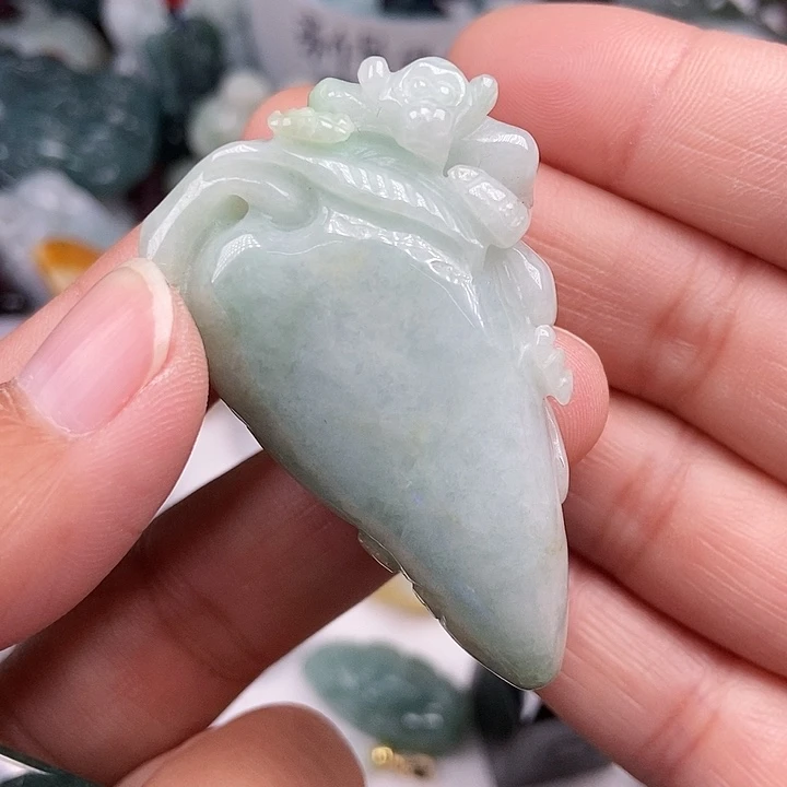 未镶嵌挂件翡翠翡翠