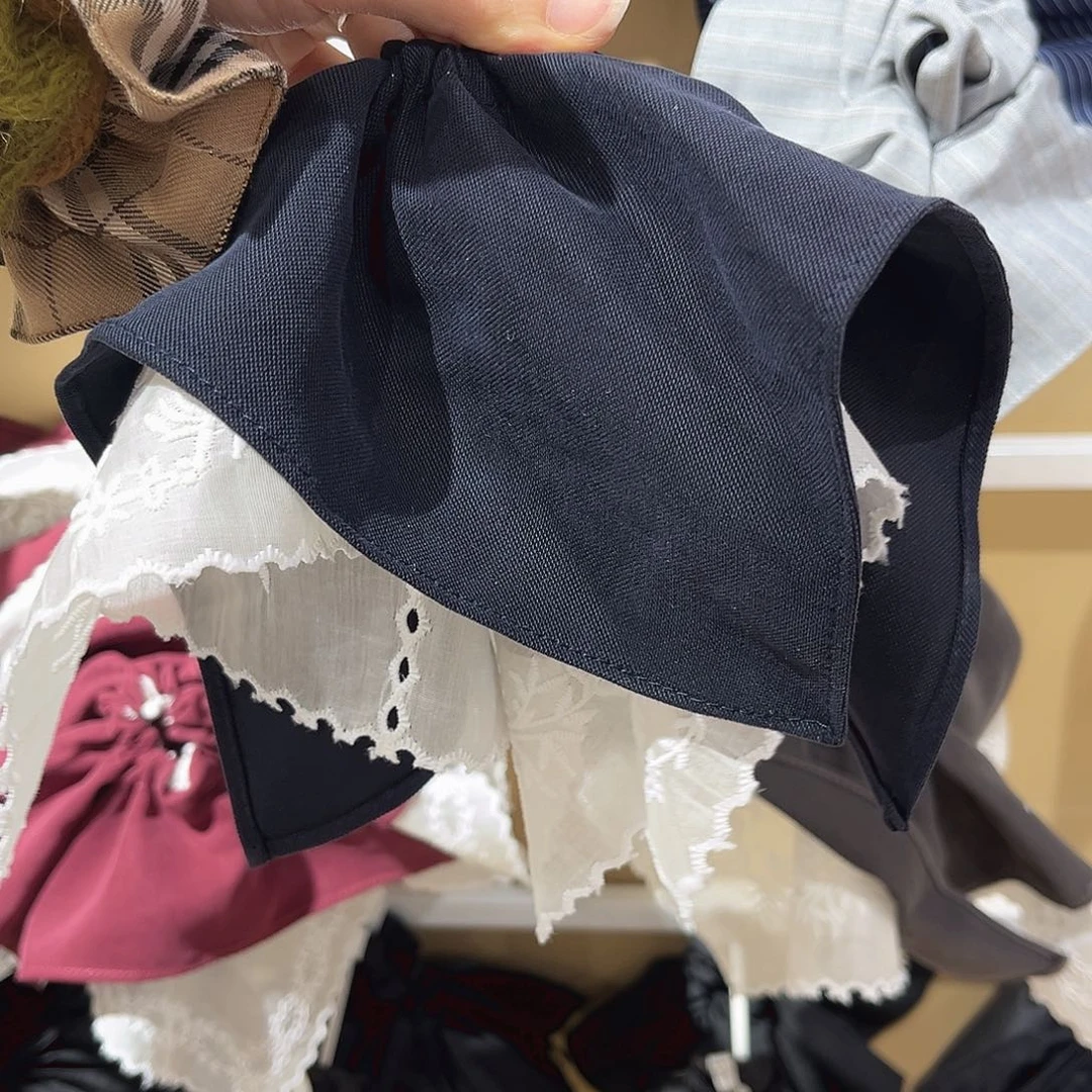 ᶻ****布艺非金属藏蓝色方巾