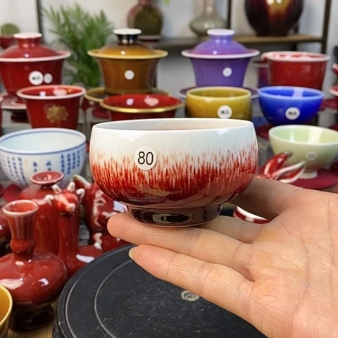 【闪购商品】景德镇名陶雅玩原矿郎红