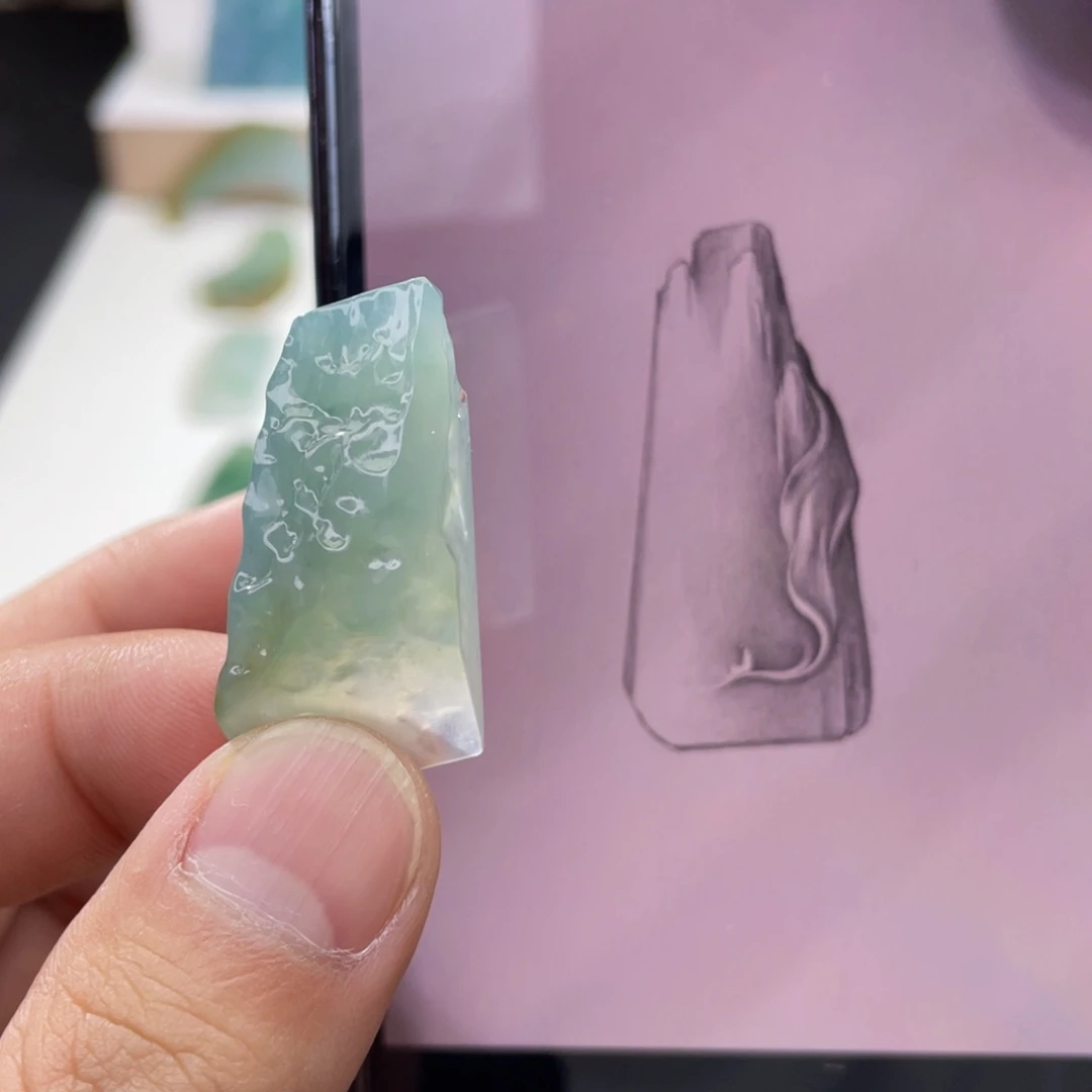 未镶嵌定制翡翠包工