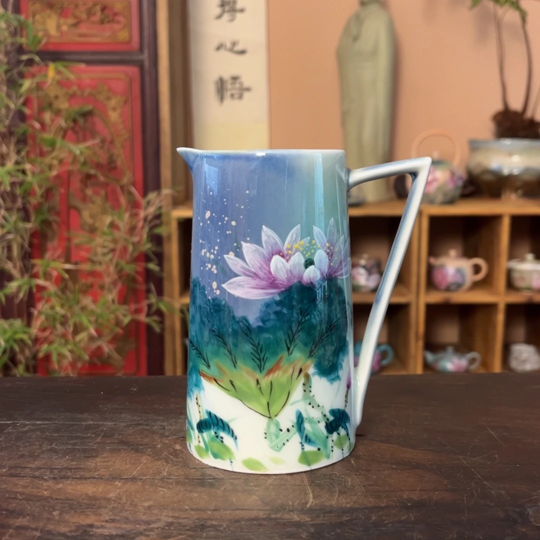 柴烧纯手工手绘陶瓷