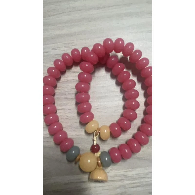 QS6076精品手串无礼盒2粉