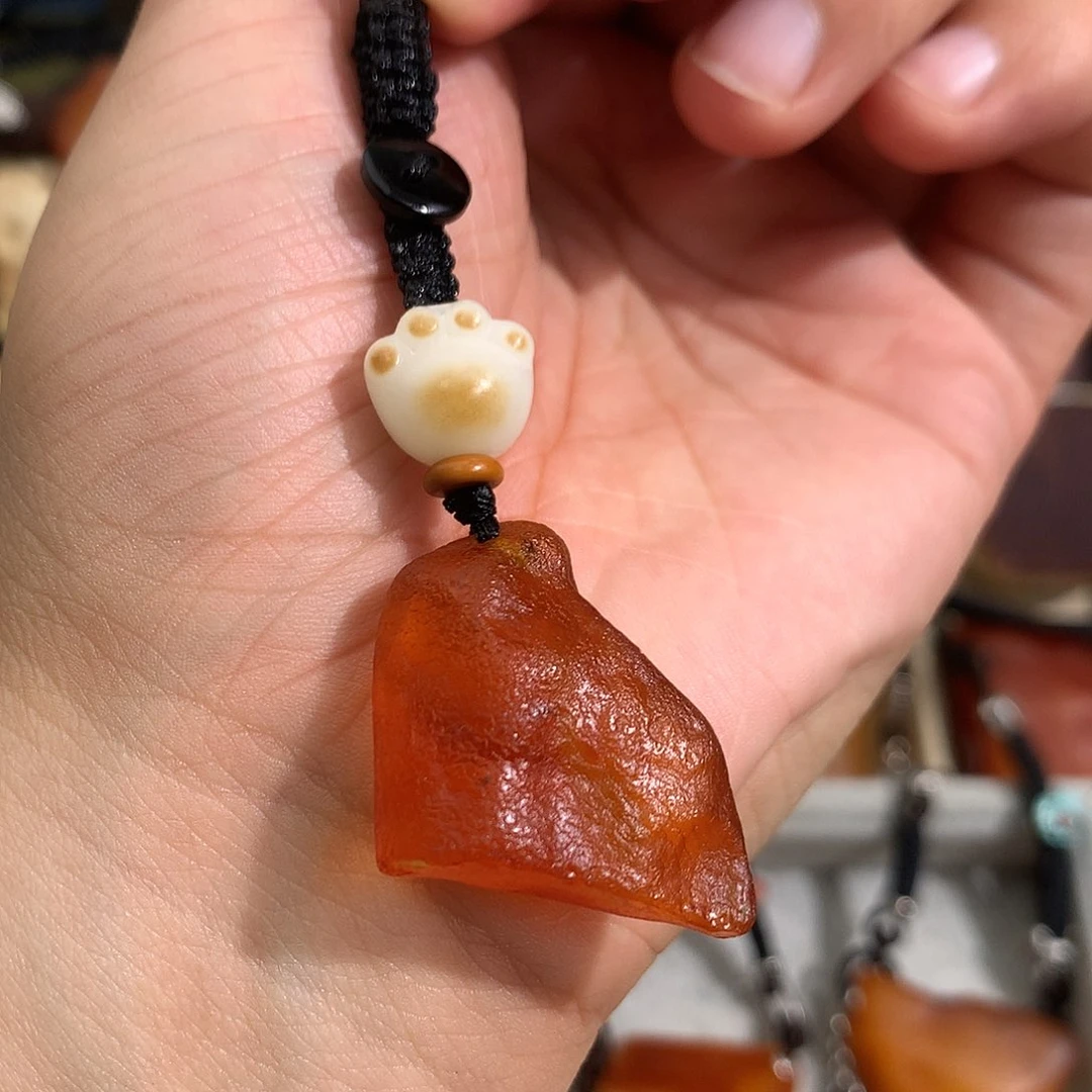 蜜蜡裸石未镶嵌你