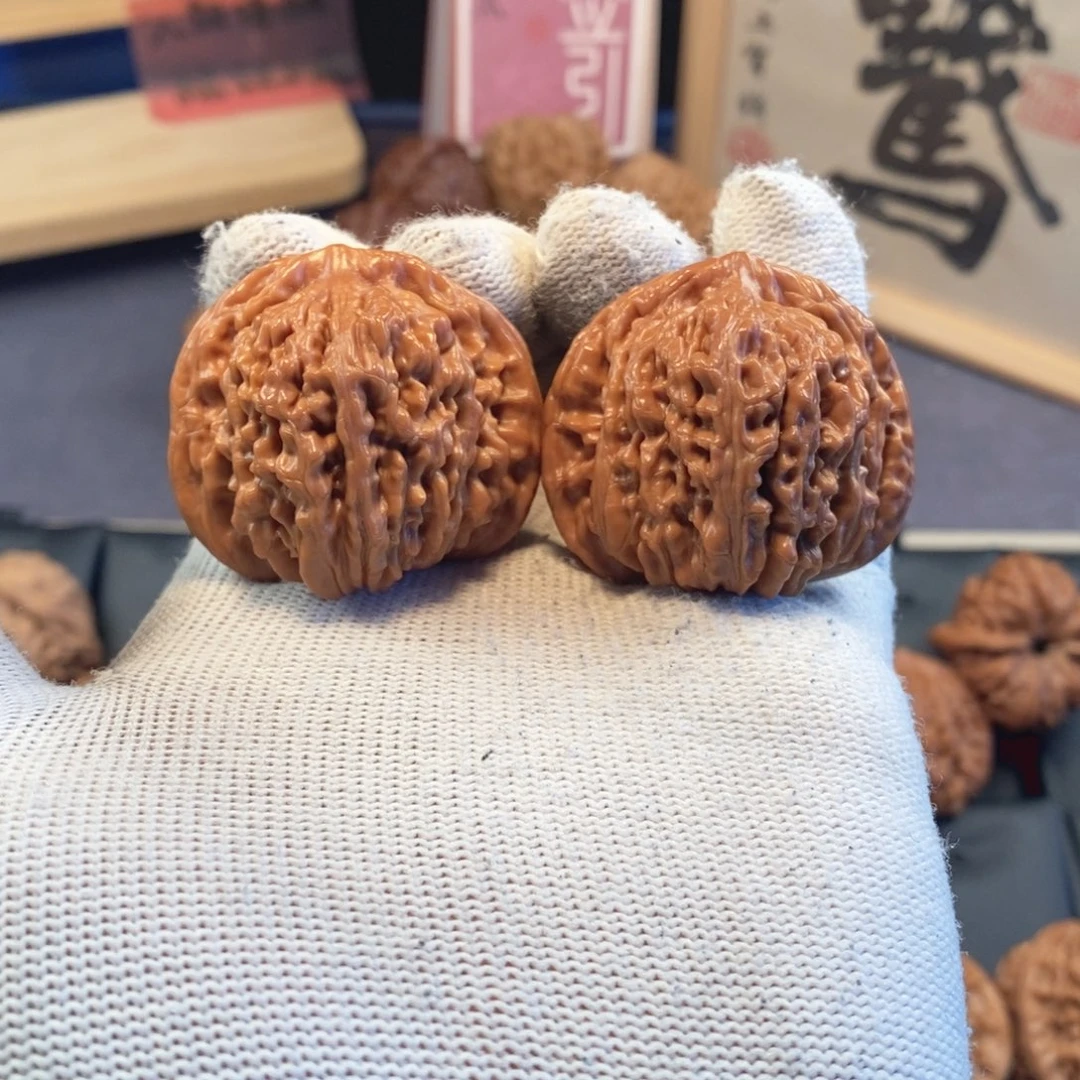 文玩核桃把件主播自盘4个月42尺挂月峰四座楼s001